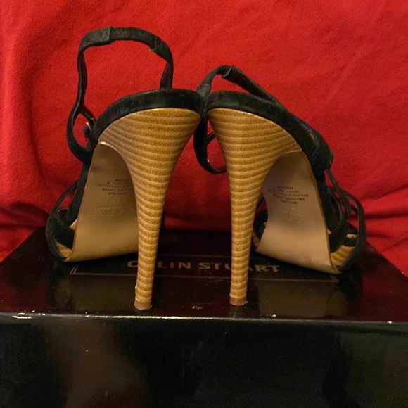 Black strap platform sandal - Picture 4 of 11